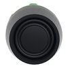 Black flush pushbutton head Ø22 spring return unmarked