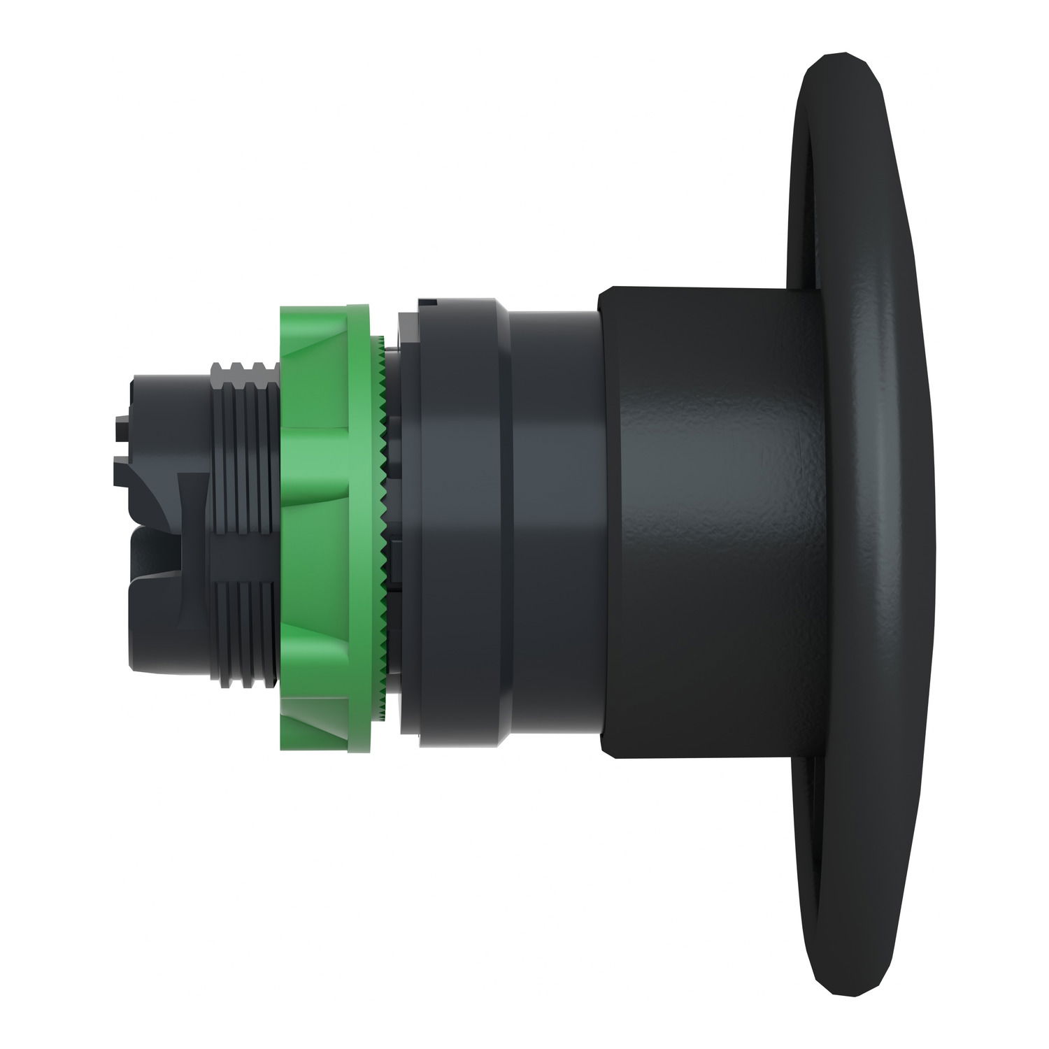 Black Ø60 mushroom pushbutton head Ø22 spring return – Image 6 of 9