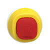 Harmony XB5, Illuminated emergency stop head, plastic, red, Ø22, trigger latching turn to release, white/red LED, 24 V AC/DC