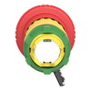 Emergency stop head, switching off, plastic, red mushroom Ø40, Ø22, trigger latching key release