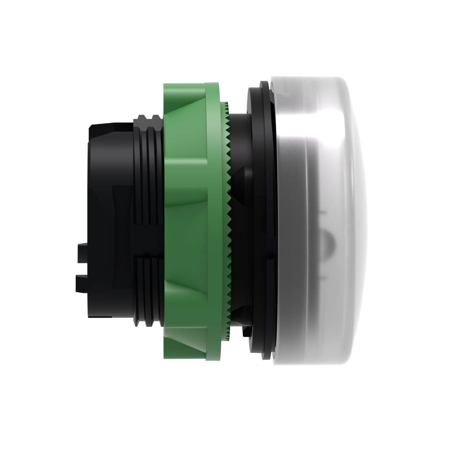 Head for pilot light, Harmony XB5, plastic, white, 22mm, universal LED, plain lens – Image 6 of 9