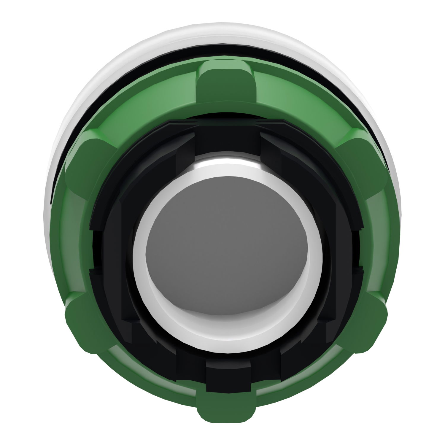 Head for pilot light, Harmony XB5, plastic, white, 22mm, universal LED, plain lens – Image 2 of 9