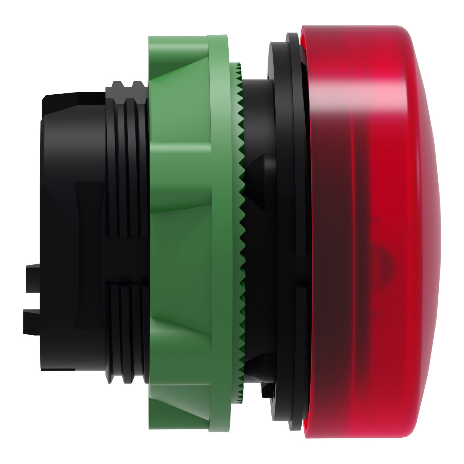 Head for pilot light, Harmony XB5, plastic, red, 22mm, universal LED, plain lens – Image 6 of 9