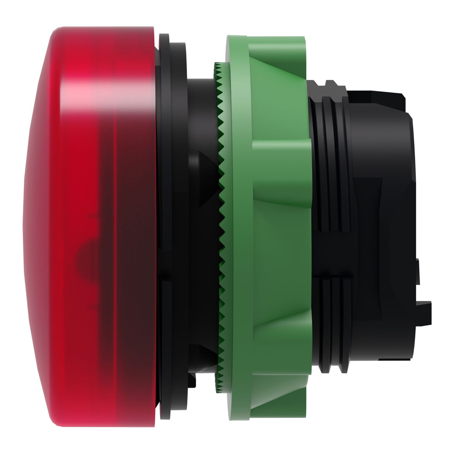 Head for pilot light, Harmony XB5, plastic, red, 22mm, universal LED, plain lens – Image 7 of 9