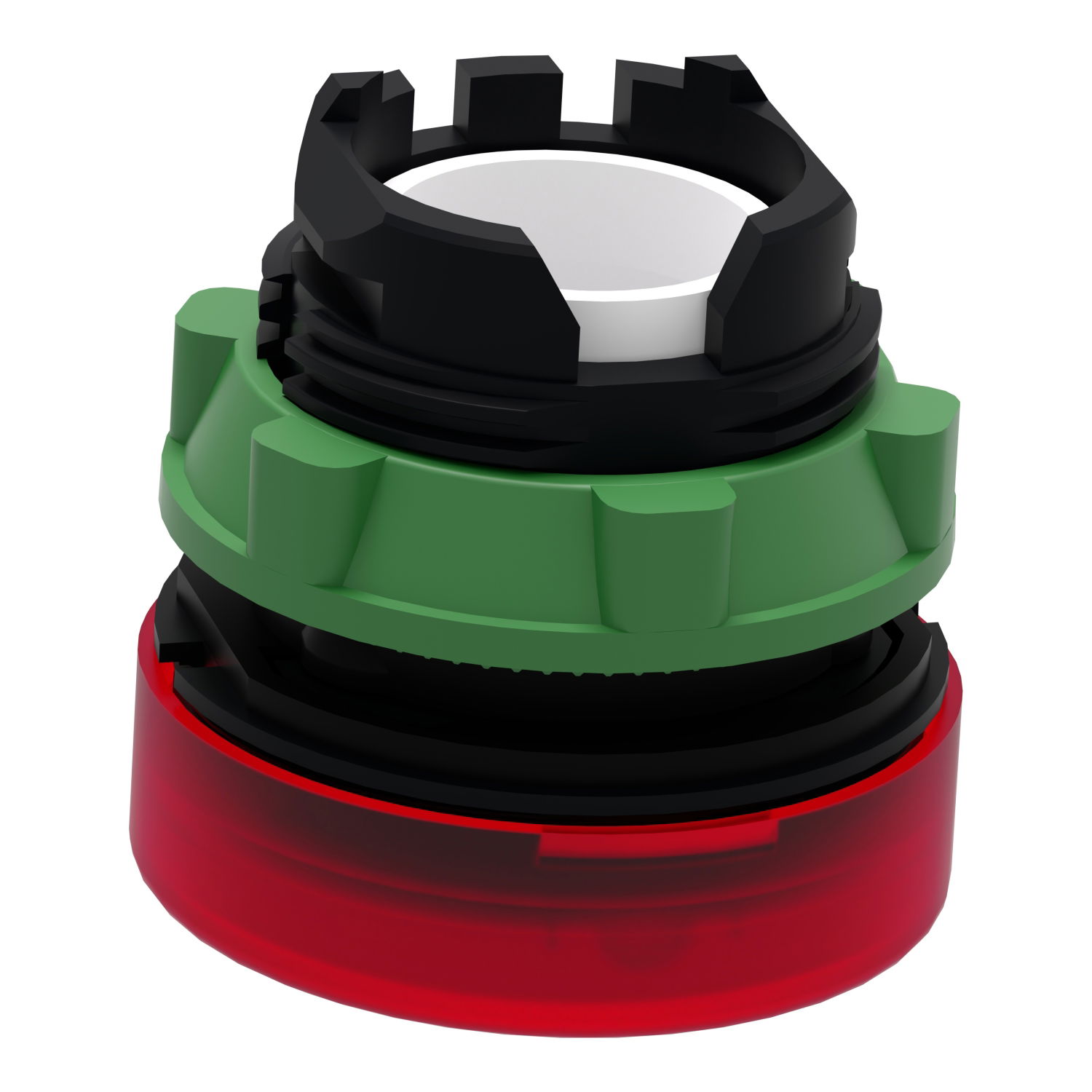 Head for pilot light, Harmony XB5, plastic, red, 22mm, universal LED, plain lens – Image 5 of 9