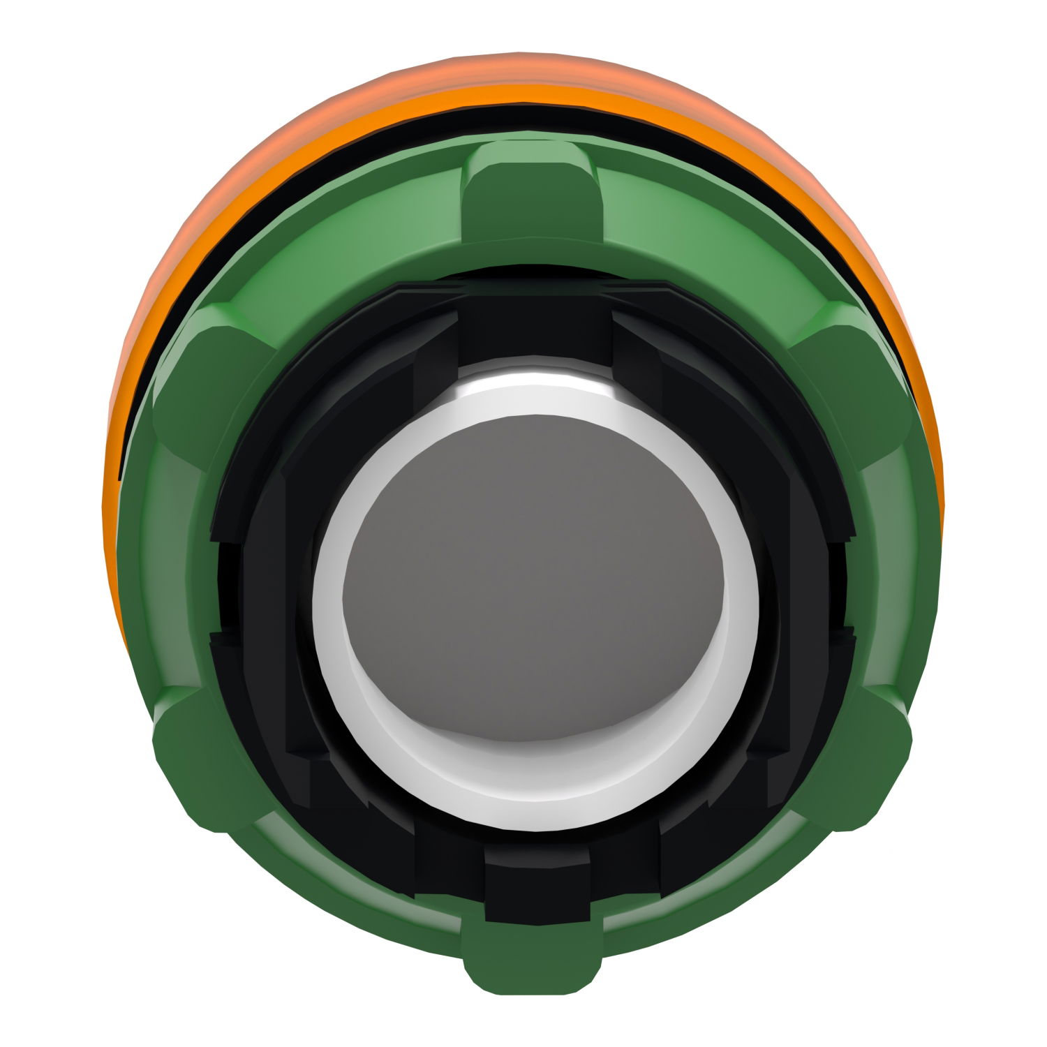 Head for pilot light, Harmony XB5, plastic, orange, 22mm, universal LED, plain lens – Image 2 of 9