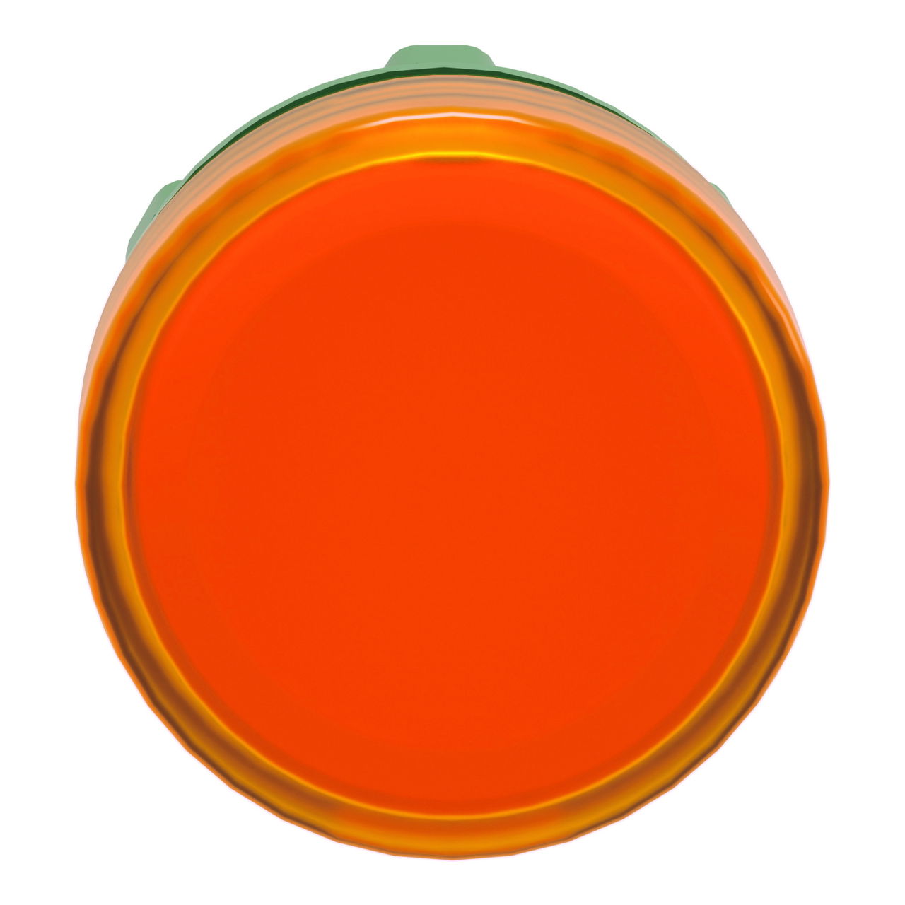 Head for pilot light, Harmony XB5, plastic, orange, 22mm, universal LED, plain lens – Image 4 of 9