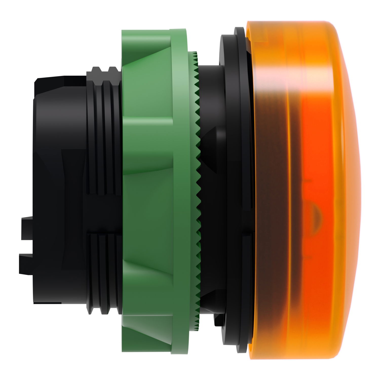 Head for pilot light, Harmony XB5, plastic, orange, 22mm, universal LED, plain lens – Image 6 of 9