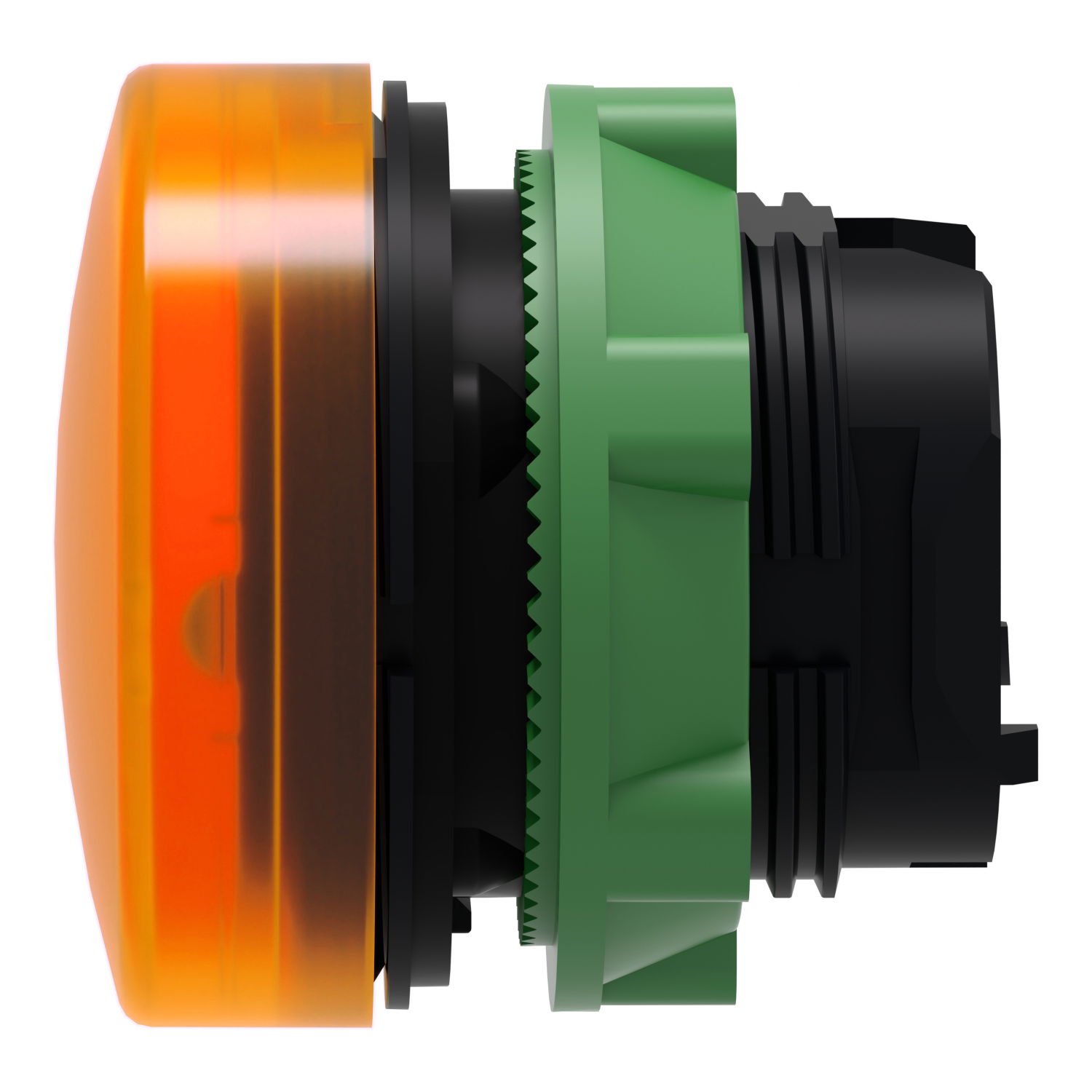 Head for pilot light, Harmony XB5, plastic, orange, 22mm, universal LED, plain lens – Image 7 of 9
