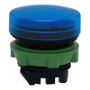 Head for pilot light, Harmony XB5, plastic, blue, 22mm, universal LED, plain lens