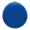 Head for pilot light, Harmony XB5, plastic, blue, 22mm, universal LED, plain lens