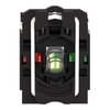 Hilfsschalterblock, Harmony XB5, Kunststoff, weiß, universelle LED, mit Befestigungsflansch, 1S + 1Ö, 110-120V AC