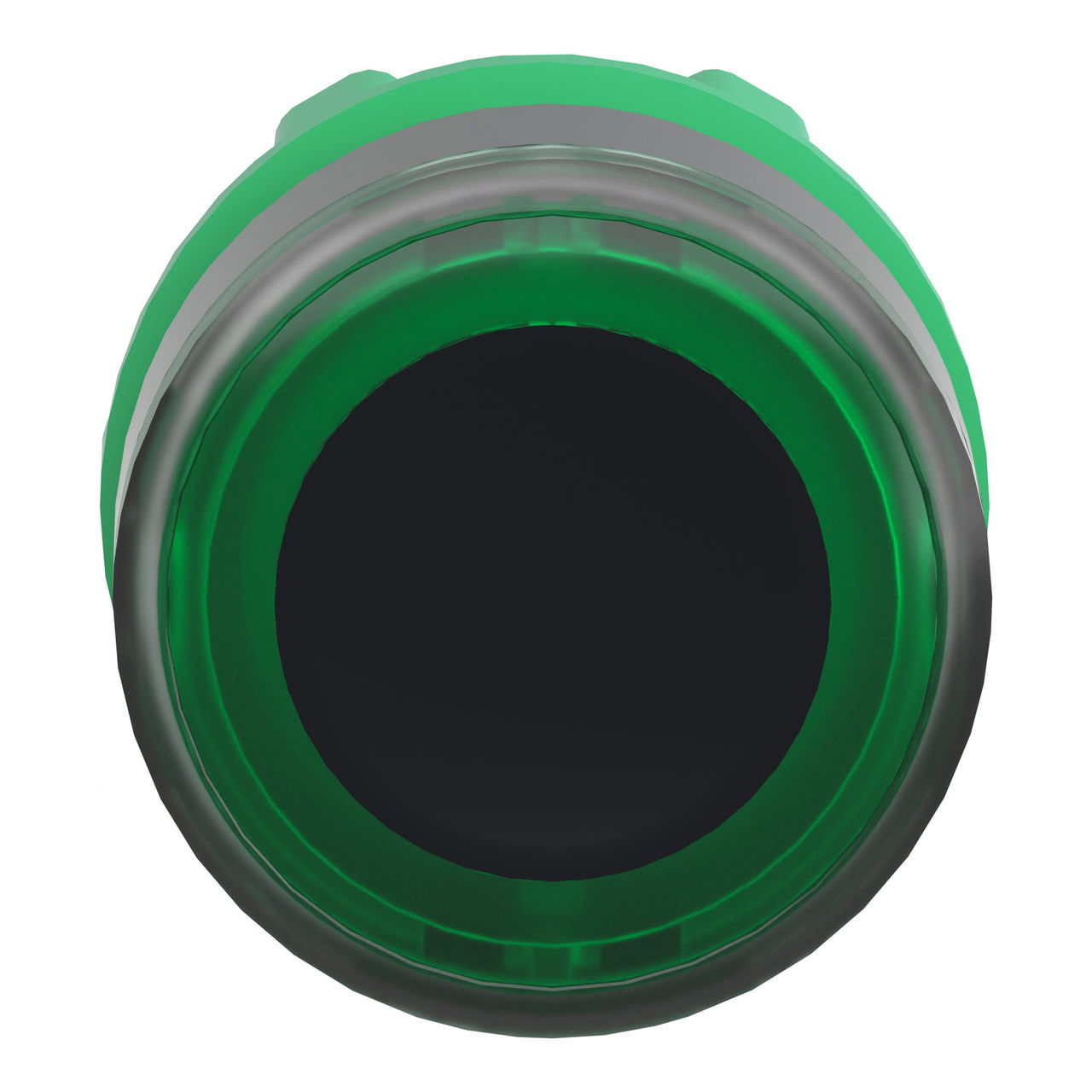Head for illuminated push button, Harmony XB5, green flush, 22mm, universal LED, spring return, illuminated ring – Image 4 of 9