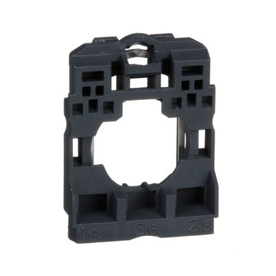 Body/fixing collar for electrical block, plastic