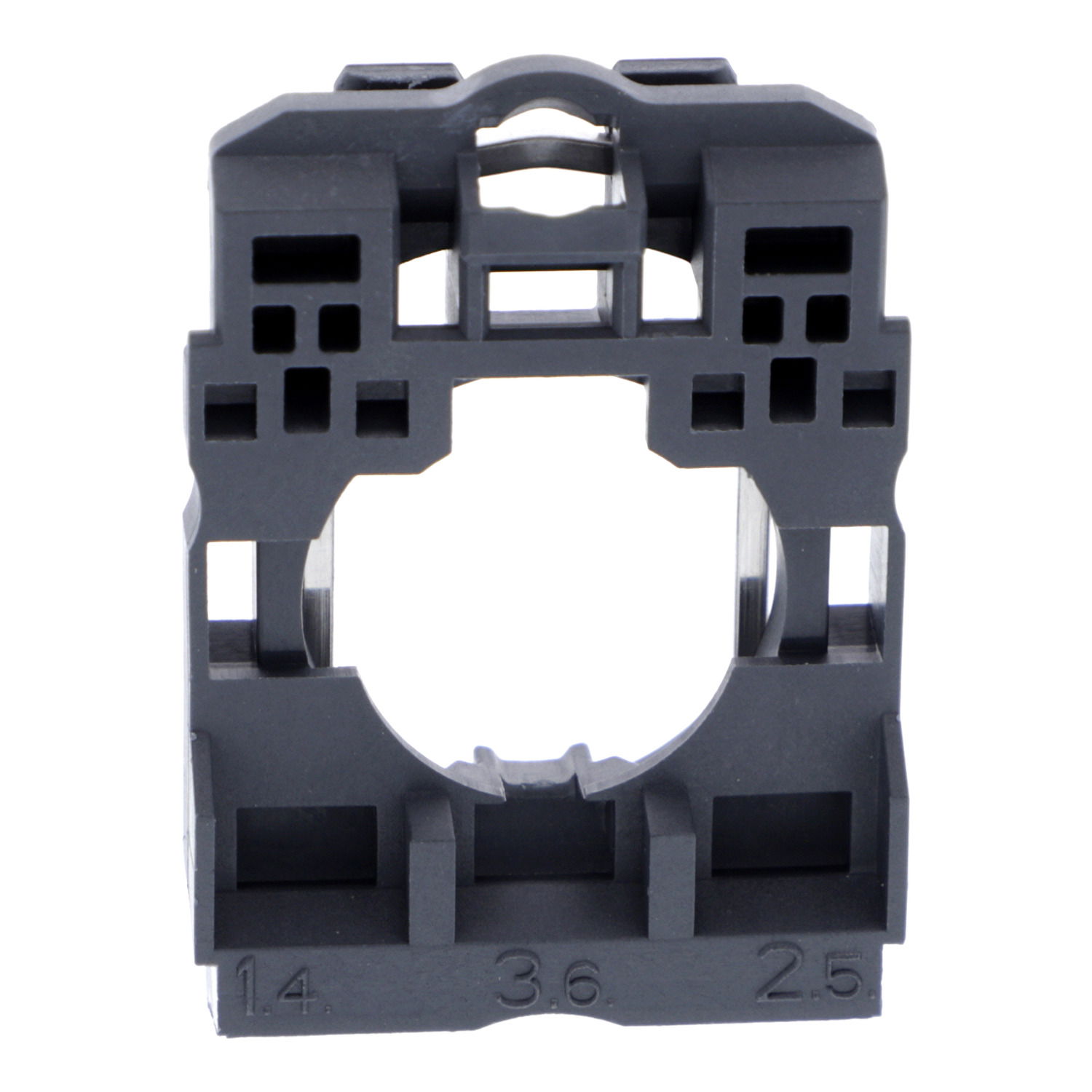 Body/fixing collar for electrical block, plastic – Image 2 of 5