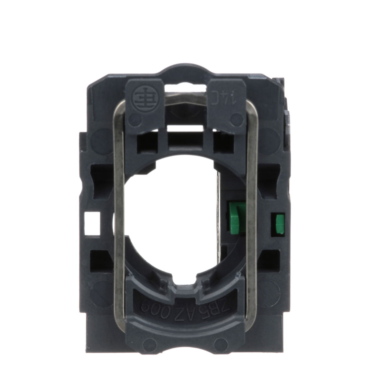 Single contact block with body/fixing collar, plastic, screw clamp terminal,1 NO – Image 2 of 7