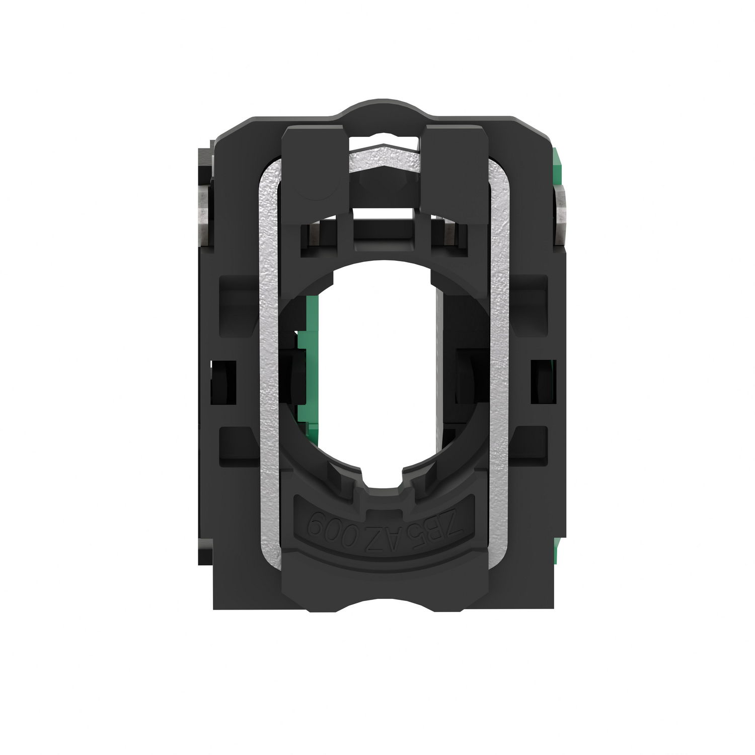 Complete body contact assembly, Harmony XB5, single contact, with fixing collar, plastic, 2NO, compact push in terminals – Image 4 of 10