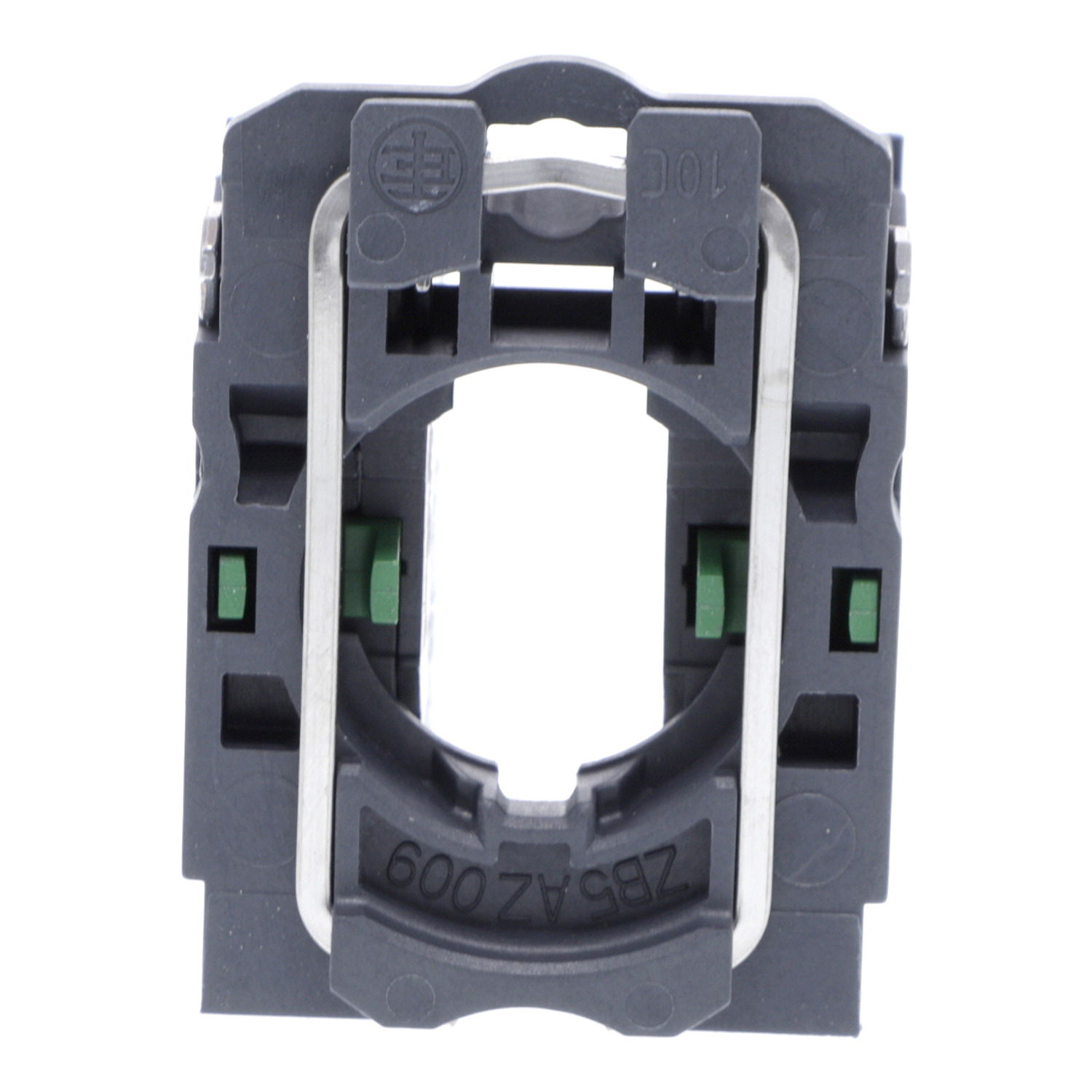 Single contact block with body/fixing collar, plastic, screw clamp terminal, 2 NO – Image 3 of 7