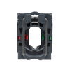 Hilfsschalterblock mit Befestigungsflansch, Harmony XB5, Knuststoff, 22mm, 30mm, 1S+1Ö, Schraubklemme