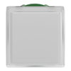 Head for pilot light, Harmony XB5, square white, 22mm, with plain lens, universal LED