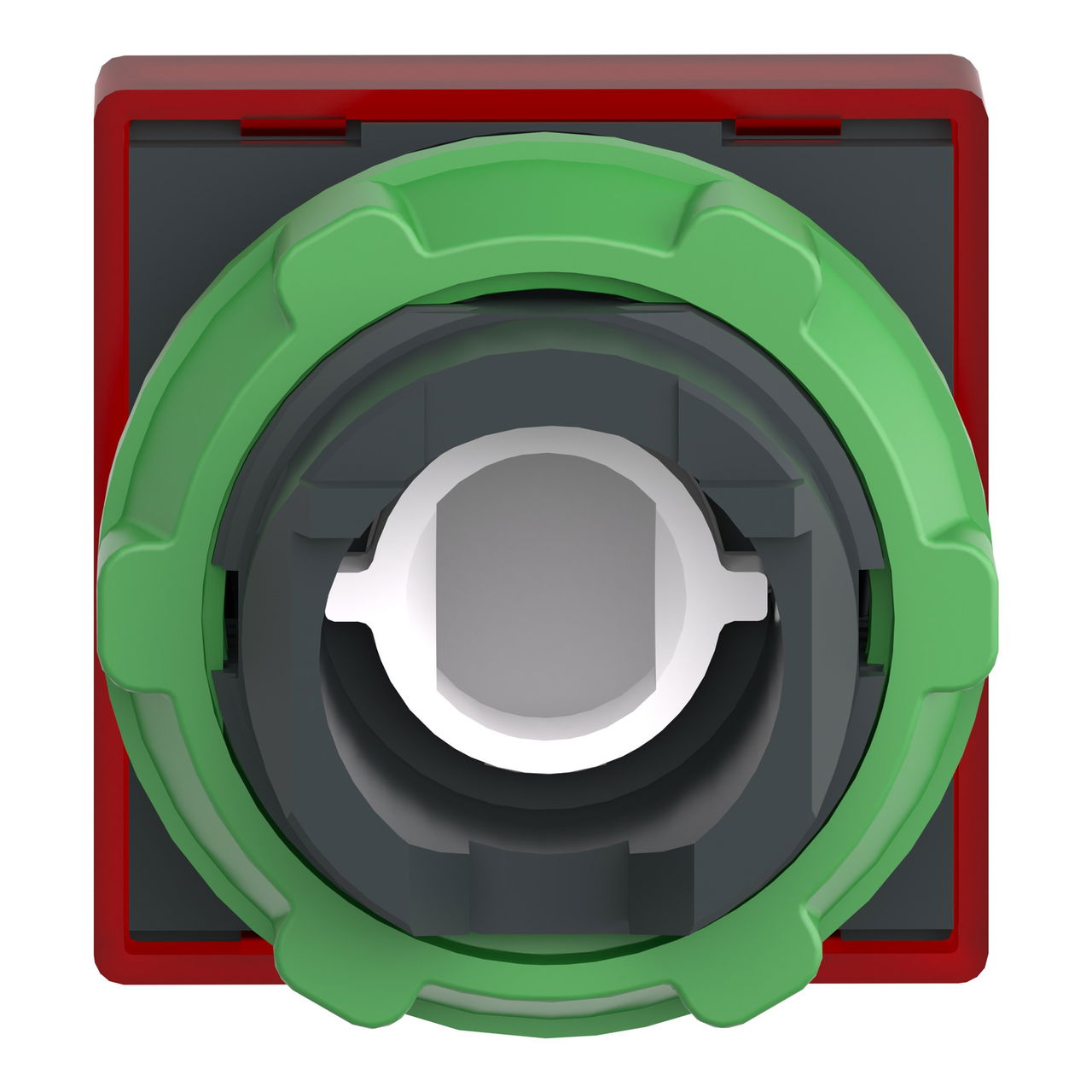 Head for pilot light, Harmony XB5, square red, 22mm, with plain lens, universal LED – Image 2 of 9