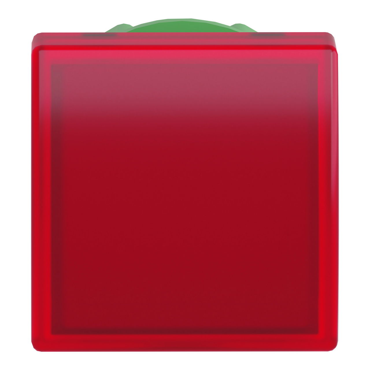 Head for pilot light, Harmony XB5, square red, 22mm, with plain lens, universal LED – Image 4 of 9
