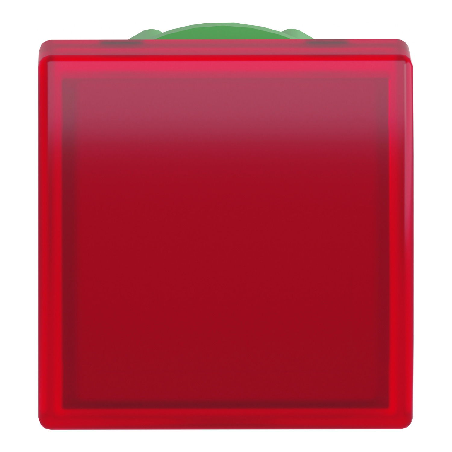 Head for pilot light, Harmony XB5, square red, 22mm, with plain lens, universal LED – Image 4 of 9