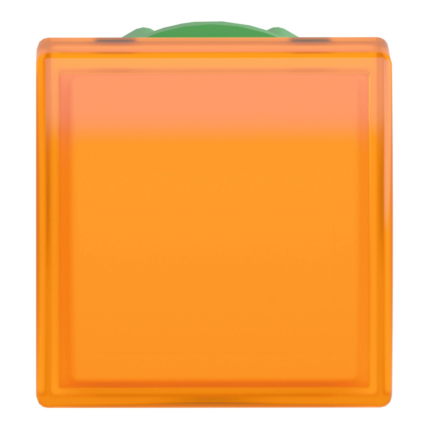 Head for pilot light, Harmony XB5, square orange, 22mm, with plain lens, universal LED – Image 4 of 9