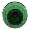 FLUSH MOUNTED GREEN FLUSH CAPS PUSHBUTTON HEAD WHITE MARKED I