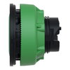 FLUSH MOUNTED GREEN FLUSH CAPS PUSHBUTTON HEAD WHITE MARKED I