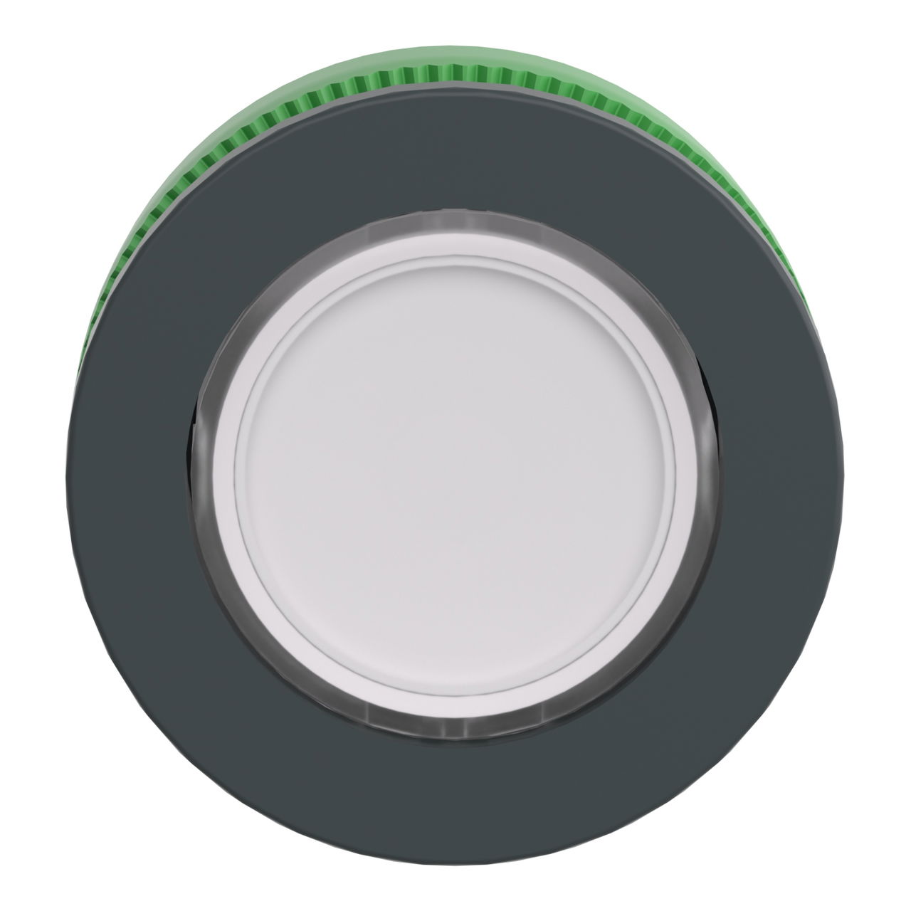 Head for illuminated push button, Harmony XB5, antimicrobial, plastic, white flush mounted, 30mm, universal LED, – Image 4 of 7