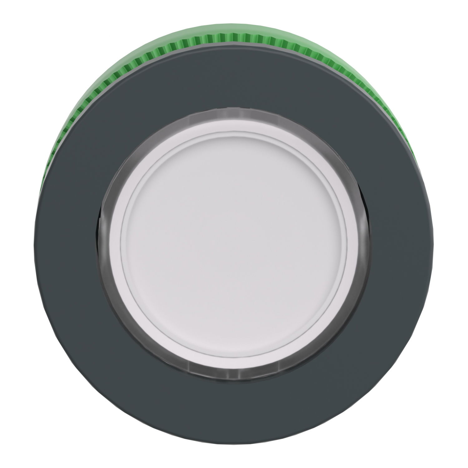 Head for illuminated push button, Harmony XB5, antimicrobial, plastic, white flush mounted, 30mm, universal LED, – Image 4 of 7