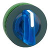 Leuchtwahlschalter, Frontelement, Harmony XB5F, Kunststoff, 30mm, blau, für universelle LED, 3 Stellungen, Links tastend