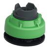 Lampkalott plast infälld vit