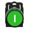PLASTTRYCKE GRÖN VIT SYMBOL I