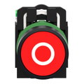 PLASTTRYCKE RÖD VIT SYMBOL 0