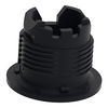Black round blanking plug for Ø22 hole