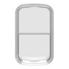 Silicone boot for flush and projecting double-headed push button Ø22, clear