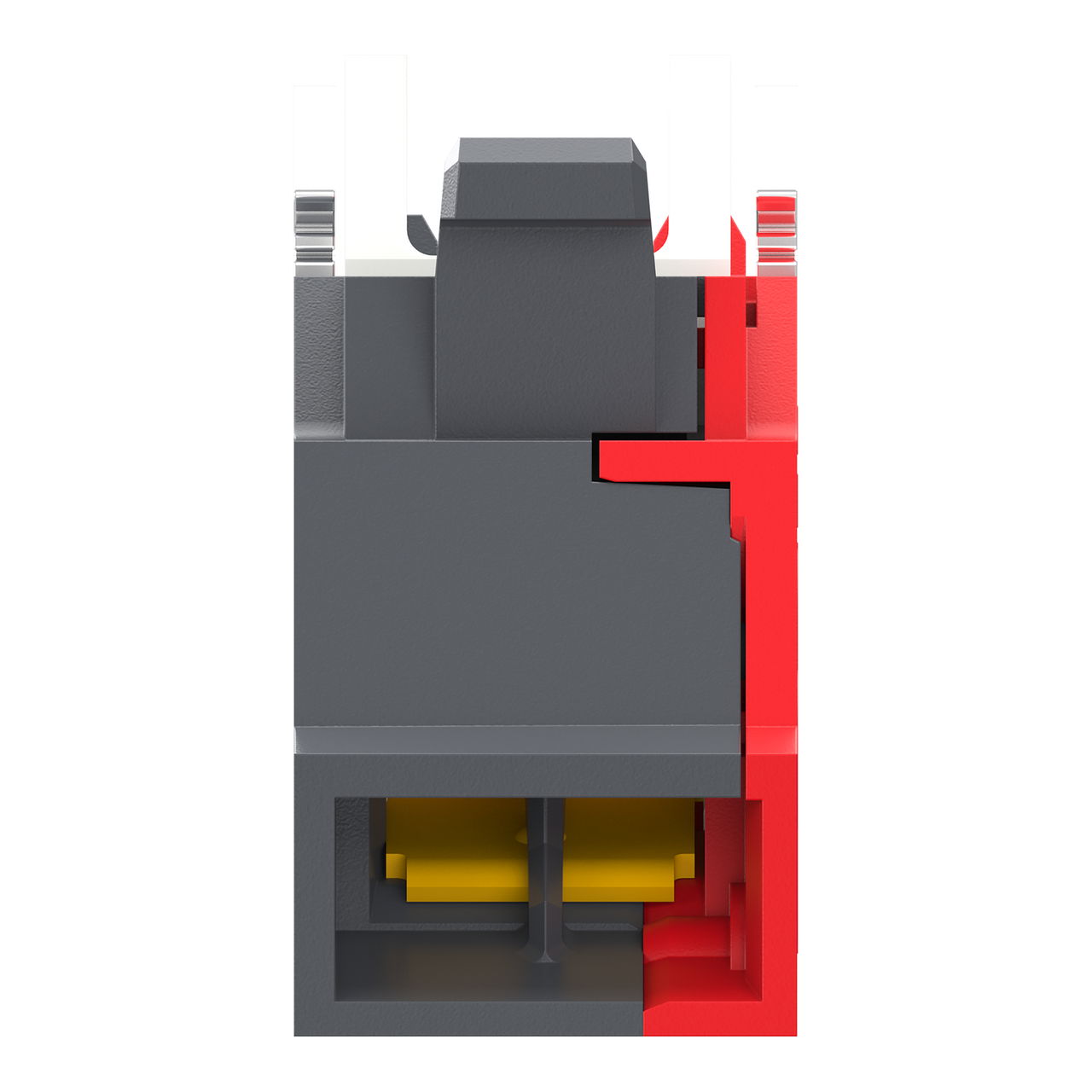 Single contact block, Harmony XB4, Hamony XB5, silver alloy, compact push in terminals, 1 NC – Image 3 of 10
