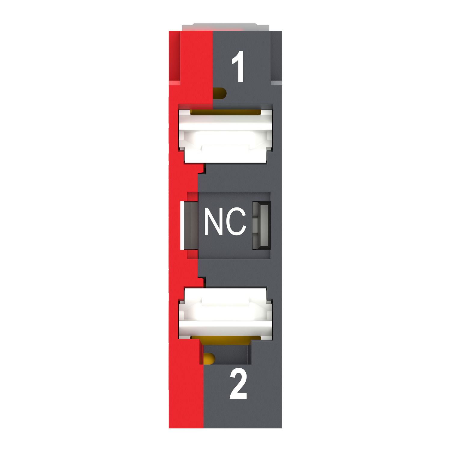 Single contact block, Harmony XB4, Hamony XB5, silver alloy, compact push in terminals, 1 NC – Image 2 of 10