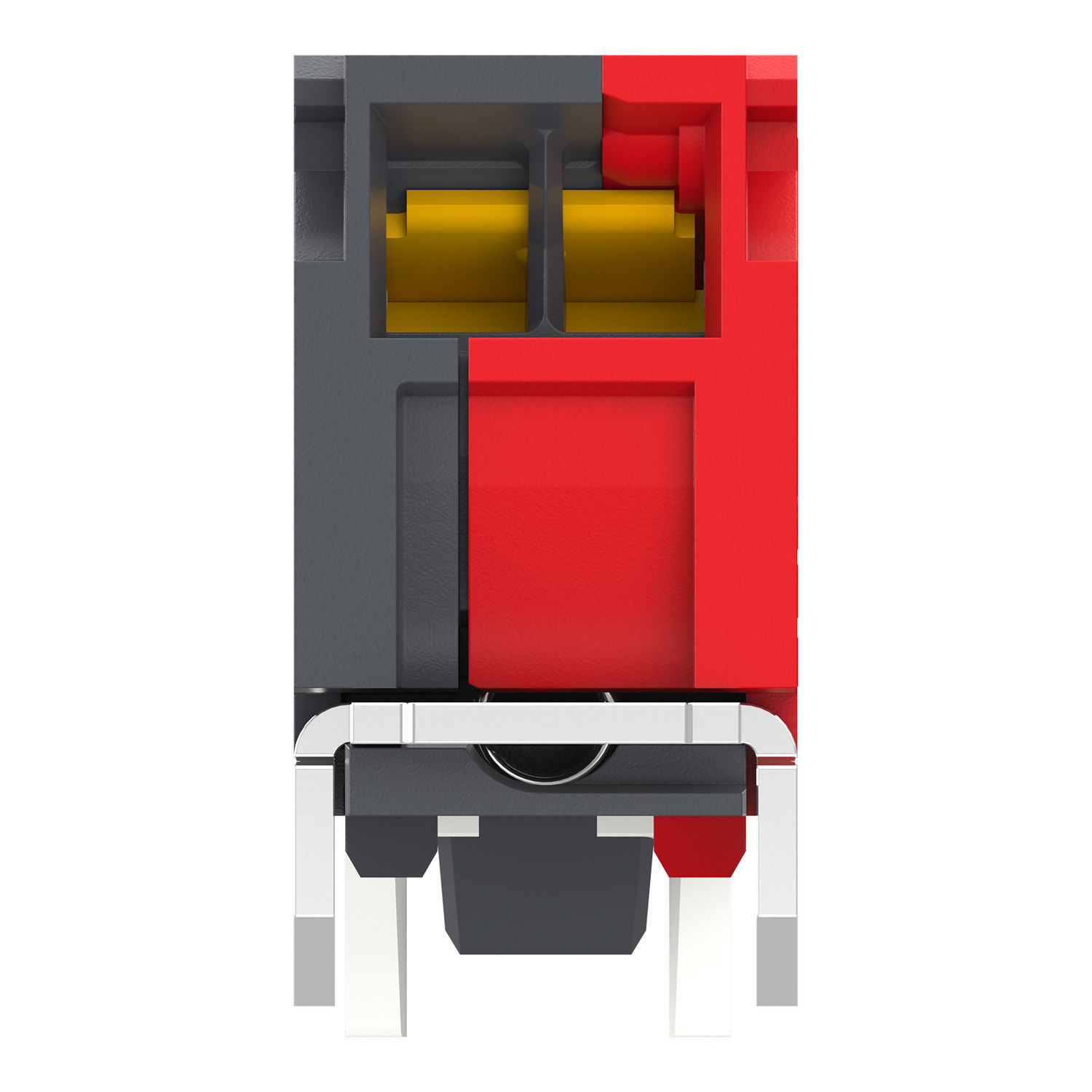 Single contact block, Harmony XB4, Hamony XB5, silver alloy, compact push in terminals, 1 NC – Image 5 of 10