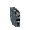 Double contact block's for head Ø22 1NO+1NC screw clamp terminal