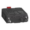Harmony XB4, Single contact block, silver alloy, pins for printed circuit board, 1 NC