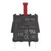 Harmony XB4, Single contact block, silver alloy, pins for printed circuit board, 1 NC