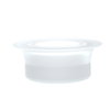 Transparent boot for circular flush or projecting push button Ø22
