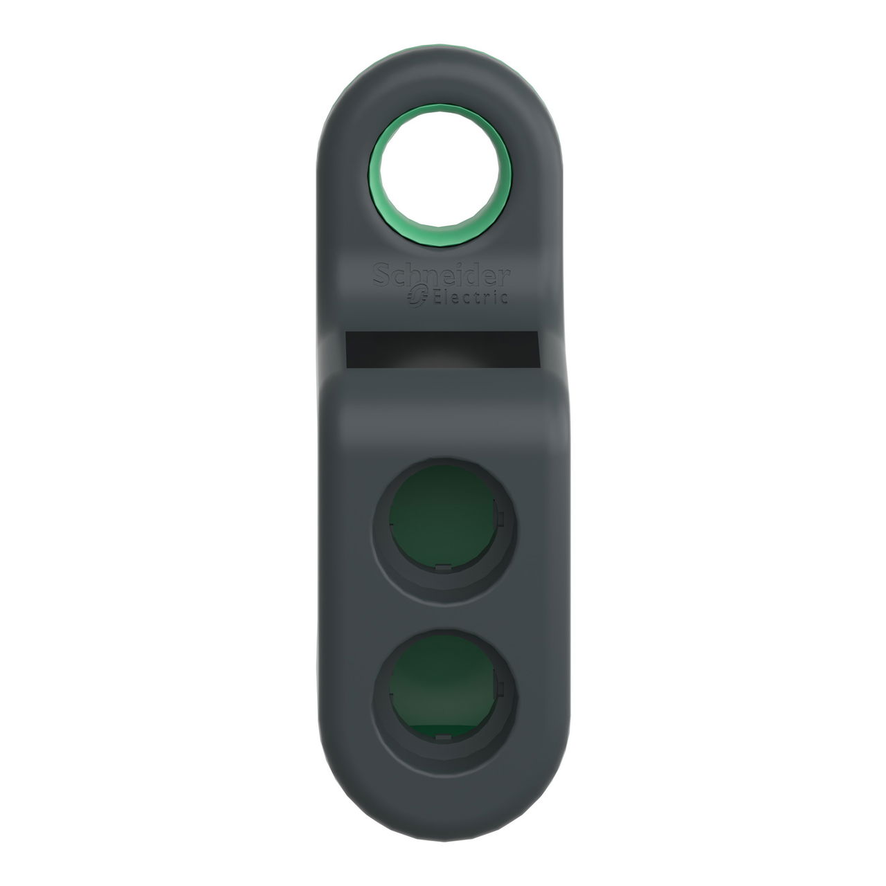 Harmony XB5R, Empty handy box for mobile use, plastic, green, 2 cut-outs – Image 4 of 10