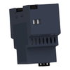 Programmable receiver - 2 relays - 24..240  V AC/DC - 2 pusbuttons - 6 LEDs