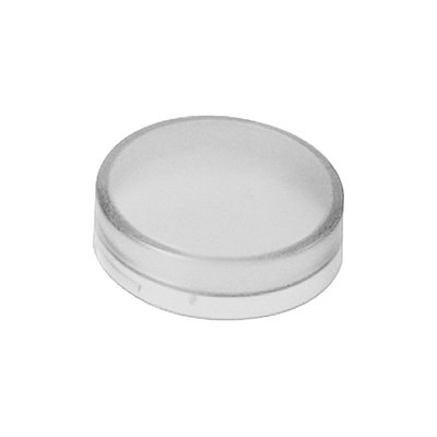 White plain lens for circular pilot light Ø22 with BA9s bulb