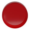 Head for pilot light, Harmony XB4, Harmony XB5, red, 22mm, universal LED, plain lens, unmarked