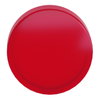Head for pilot light, Harmony XB4, Harmony XB5, red, 22mm, universal LED, plain lens, unmarked